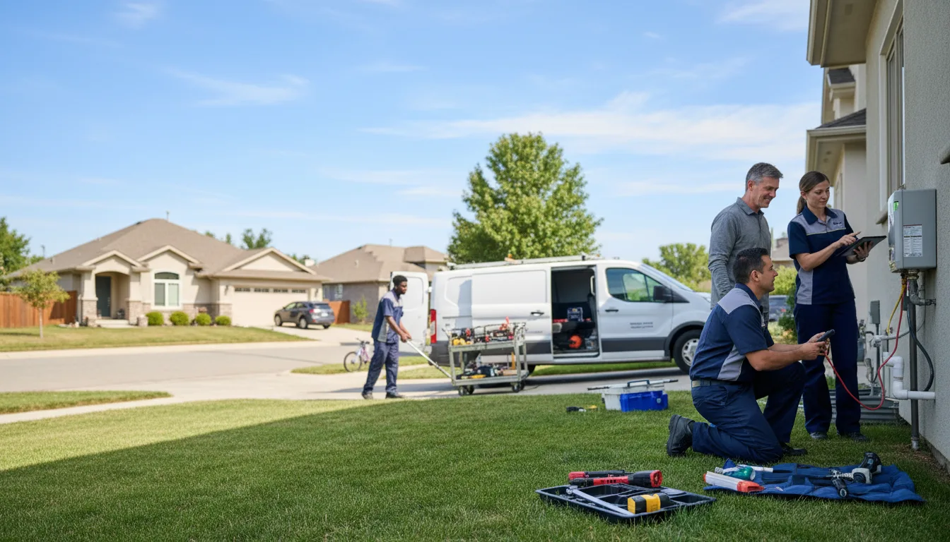 Tankless water heater service in Vinton, CA